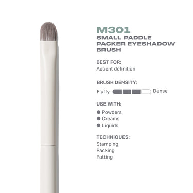 M301 Small Paddle Packer Eyeshadow Brush