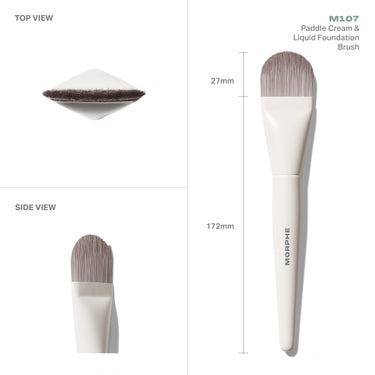 M107 Paddle Cream & Liquid Foundation Brush