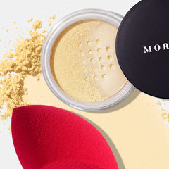 Setting Powder with Sponge