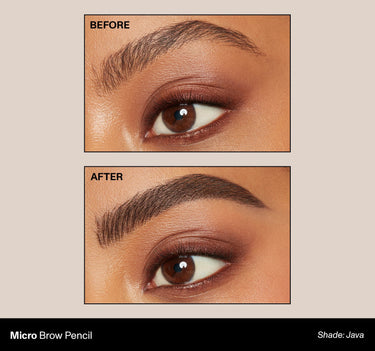 Micro Brow Pencil Shade: Java | Before & After {Java (deep brown)}