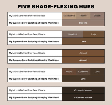 Five Shade-Flexing Hues {Java (deep brown)}