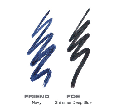 {Friend Or Foe (Navy/Shimmer Deep Blue)}