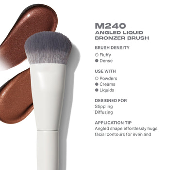 M240 Angled Liquid Bronzer Brush | M240 Angled Liquid Bronzer Brush | Secondary image